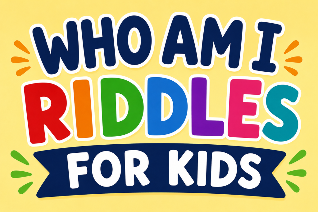who am i riddles for kids