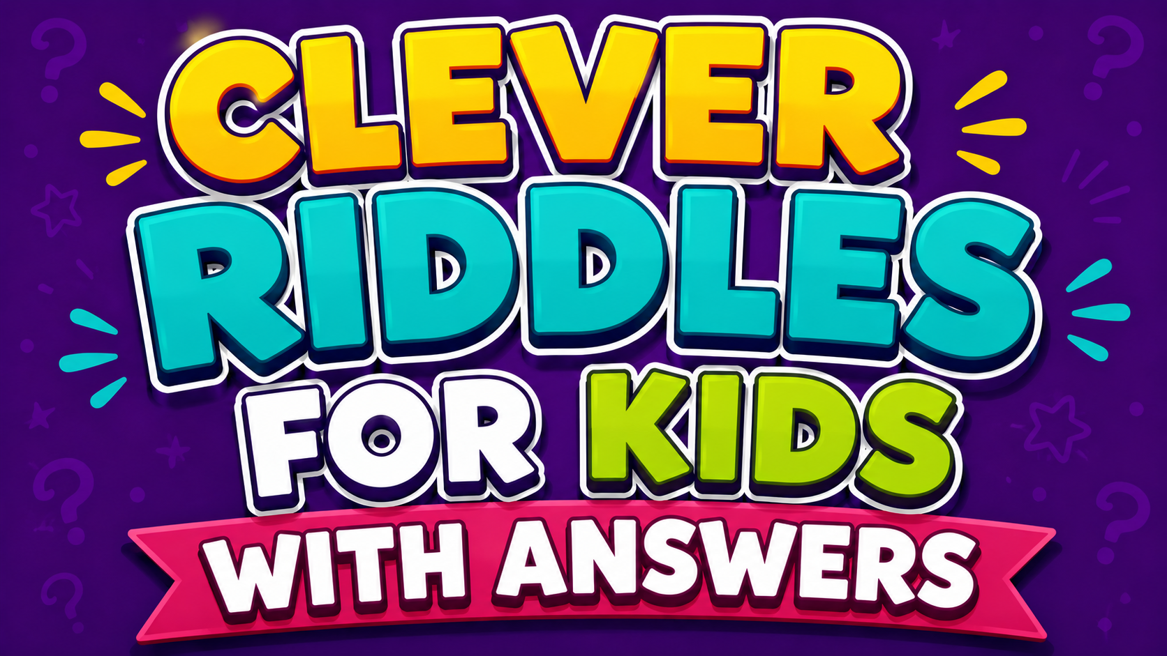 clever riddles for kids