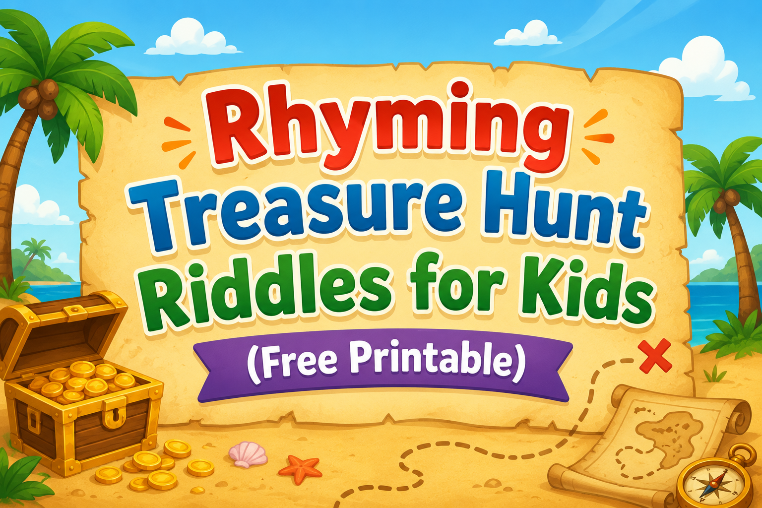Rhyming Treasure Hunt Riddles (Printable!)